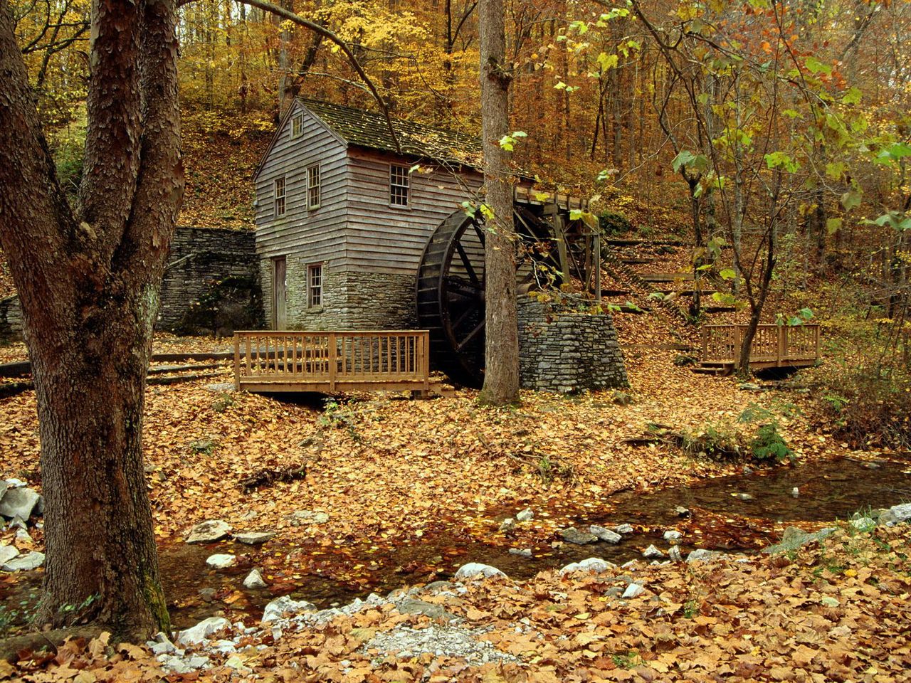 Foto: Grist Mill, Norris Dam State Park, Tennessee