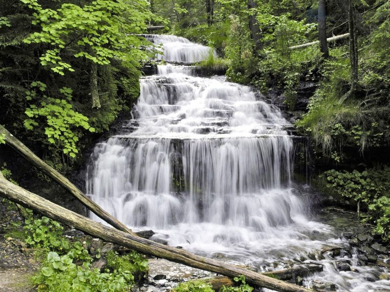 Foto: Wagner Falls, Munising, Michigan