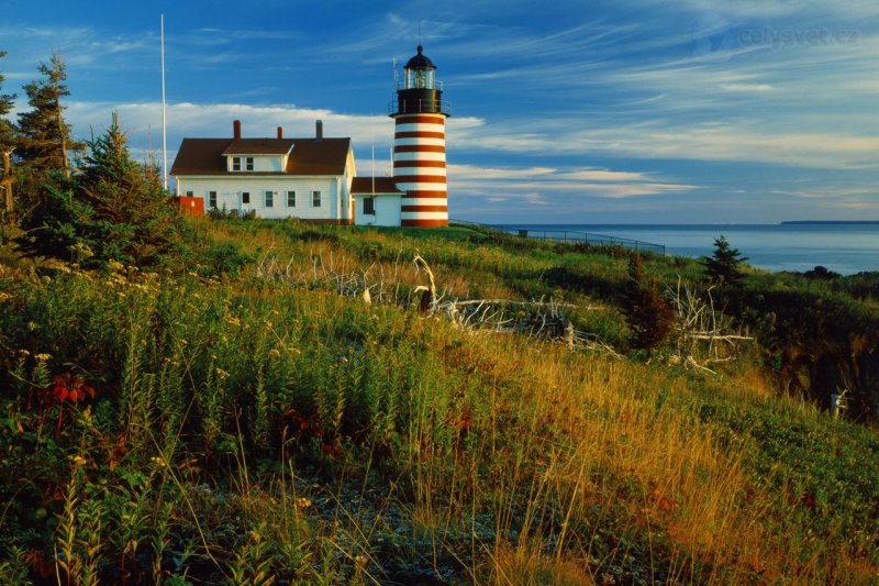 Foto: Sunrise At Quoddy Head Lighthouse, Lubec, Maine