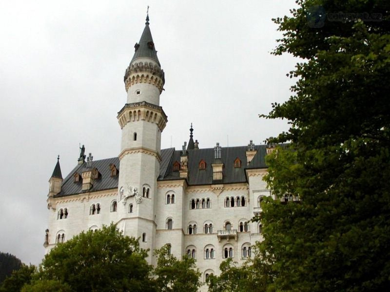 Foto: Neuschwanstein Castle, Bavaria, Germany,  Tower