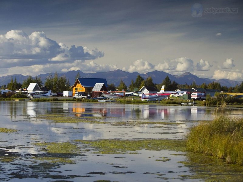 Foto: Lake Hood Air Harbor, Anchorage, Alaska