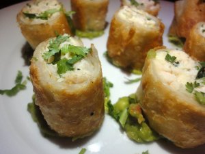 Recept online: Plnn tortilly: Tortily plnn zeleninou, vejcem a srem feta